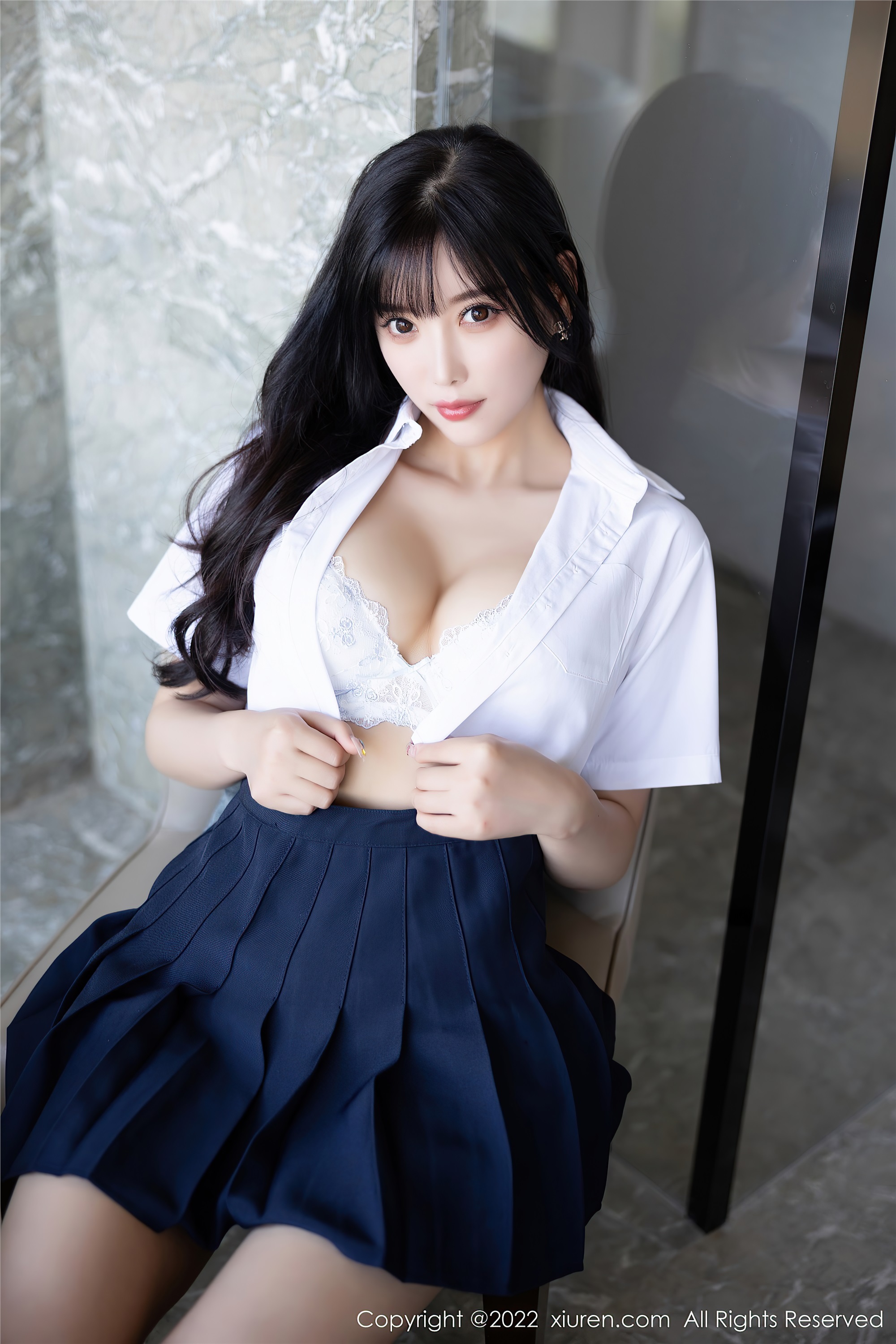 XiuRen秀人网  2022.07.26 No.5338 杨晨晨Yome 制服美臀